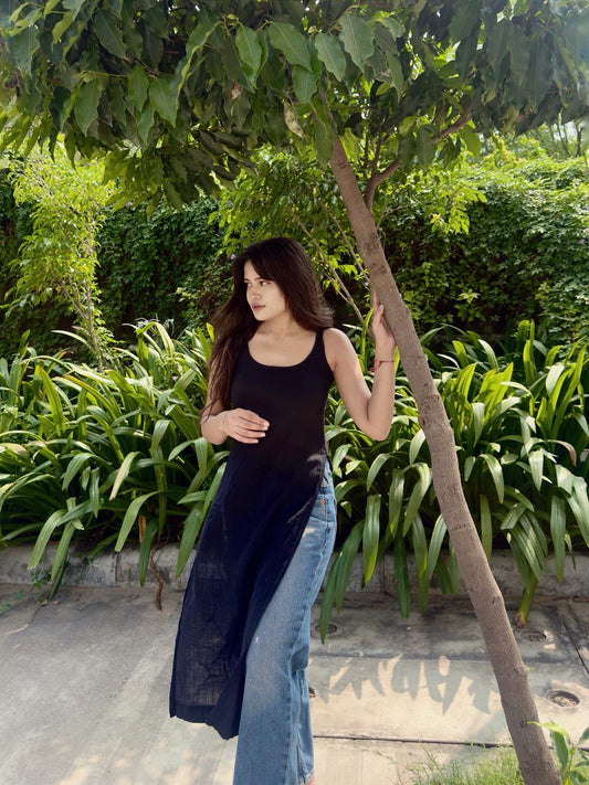 Black Breeze Kurti