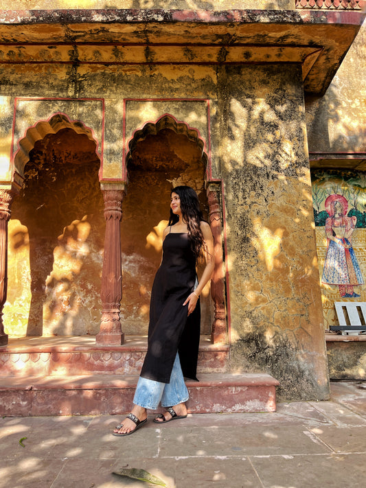 Midnight Muse corset Kurti