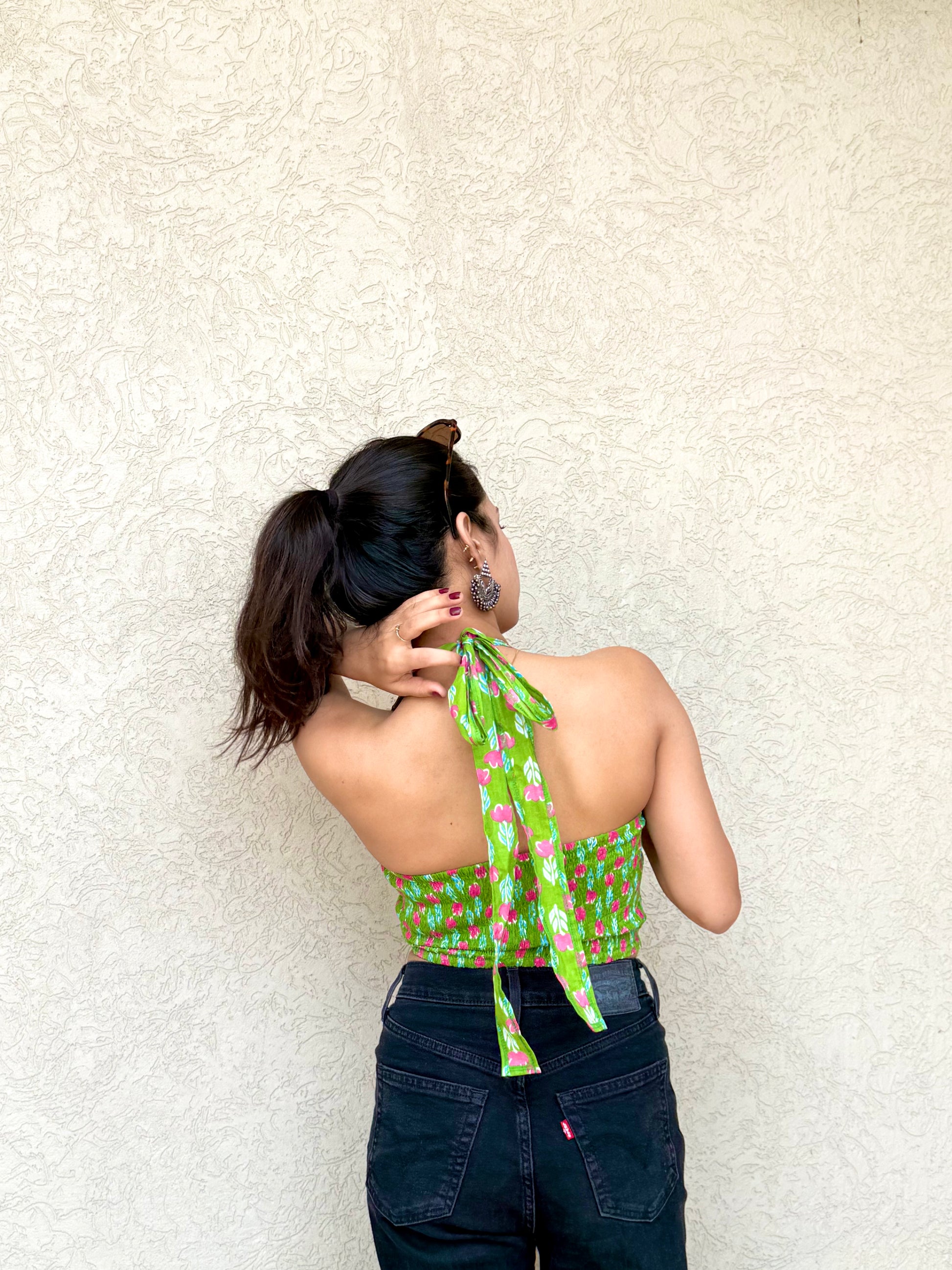 Women’s Halter Neck Crop Top