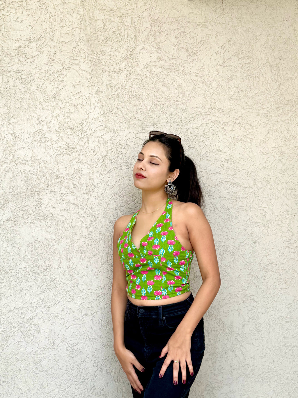 Women’s Halter Neck Crop Top