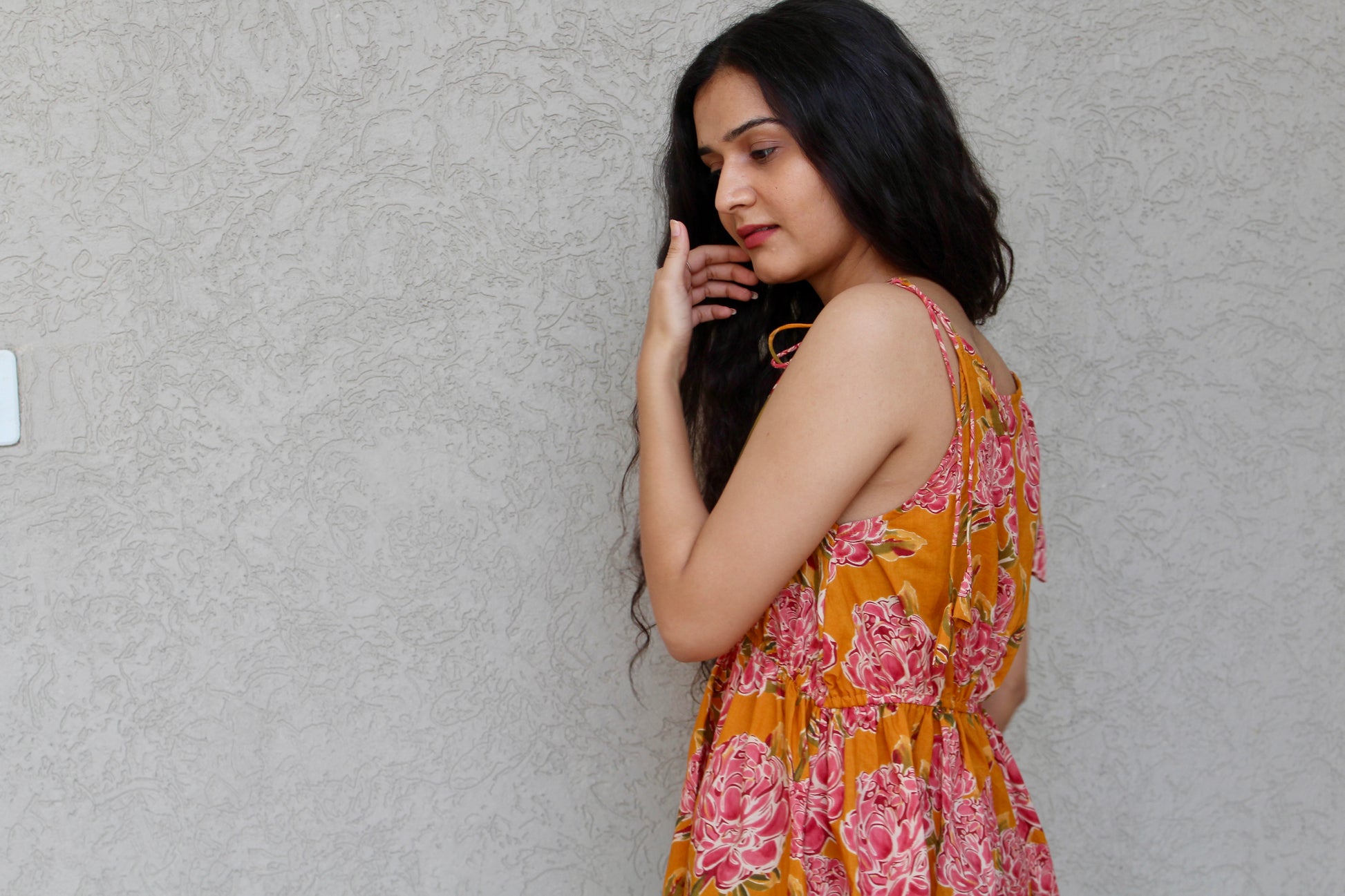 Tie-Strap Peplum Top